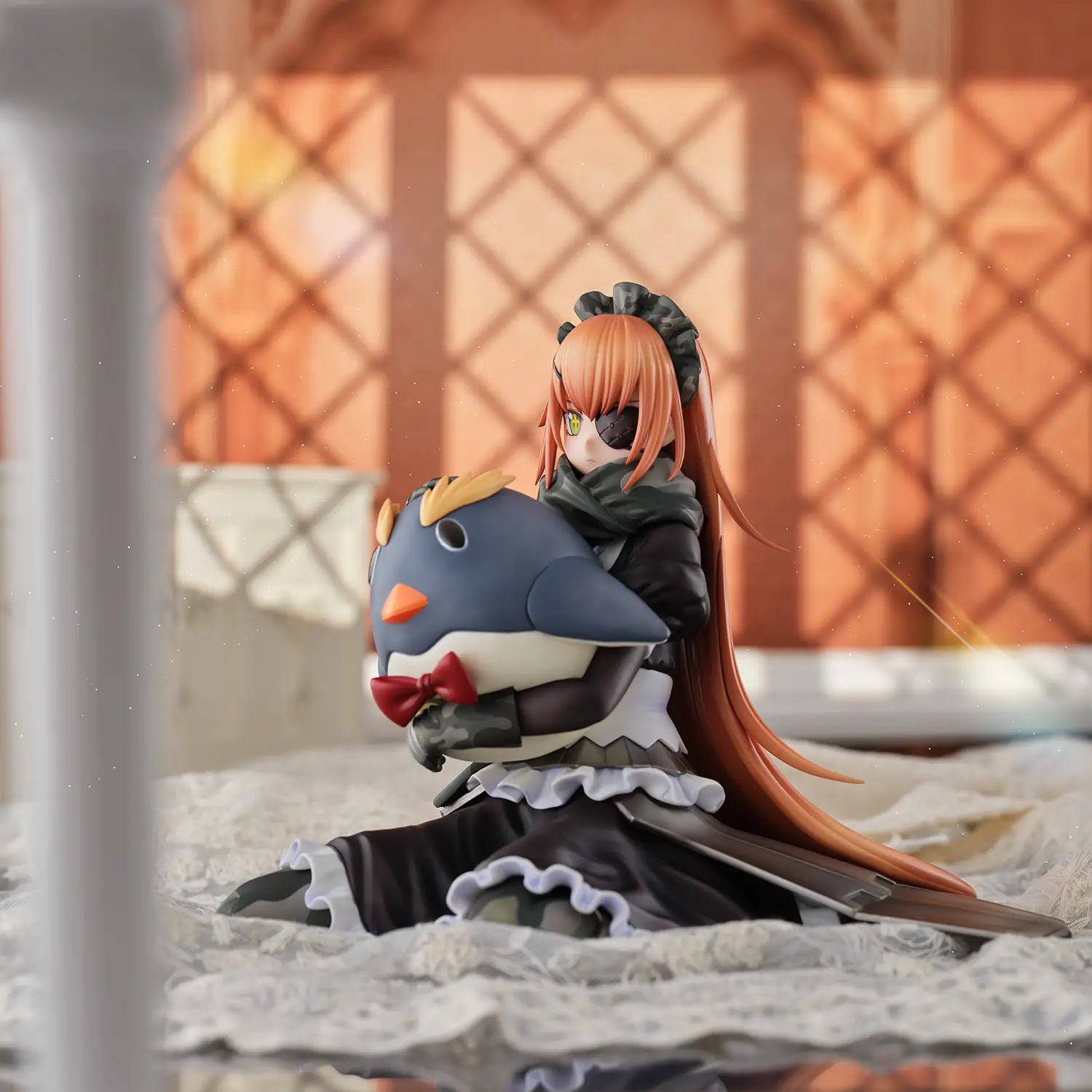 Figurine CZ2128 Delta d'Overlord par Union Creative, échelle 1/6, tenue de combat-maid avec peluche